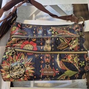Sakroots Colorful Patterned Crossbody Bag